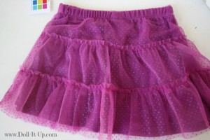 Another Dress From a Girl's Skirt {With a Different Sleeve} - Doll It Up