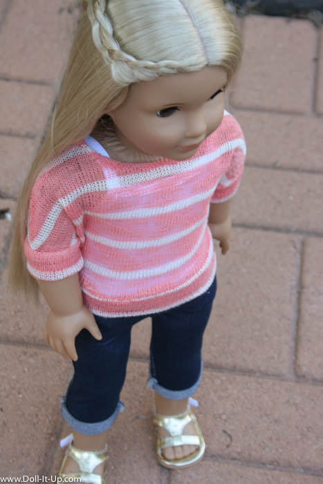 A Sweater Knit Fabric + the Banded Dolman Shirt Pattern - Doll It Up