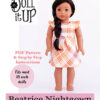 Beatrice Nightgown Sewing Pattern for 18 inch Dolls