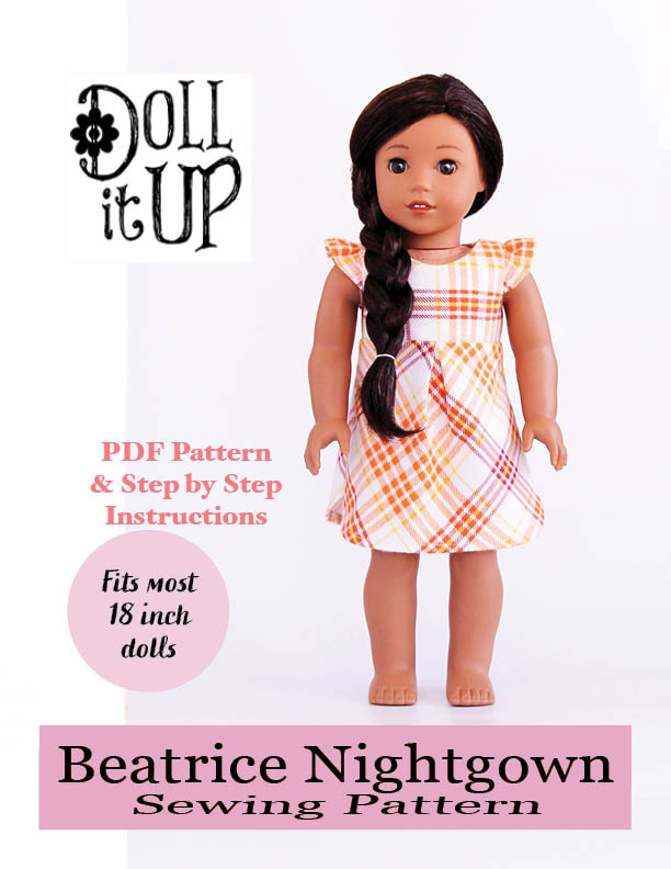 18 doll deals nightgown pattern free